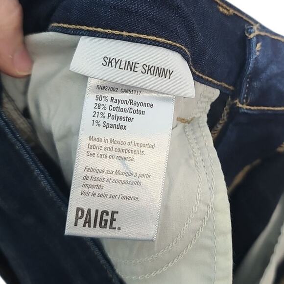 Paige Skyline Skinny Jeans Size 29 - Picture 5 of 5
